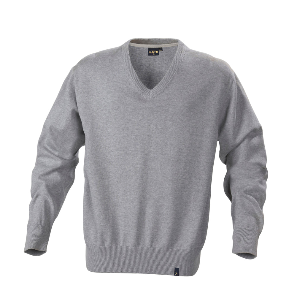 Men's Lowell V-Neck Sweater, Grey