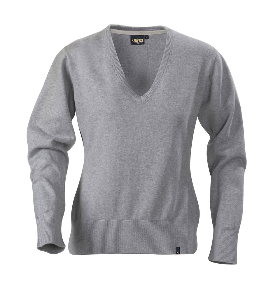 Women's Loraine V-Neck Sweater, Grey
